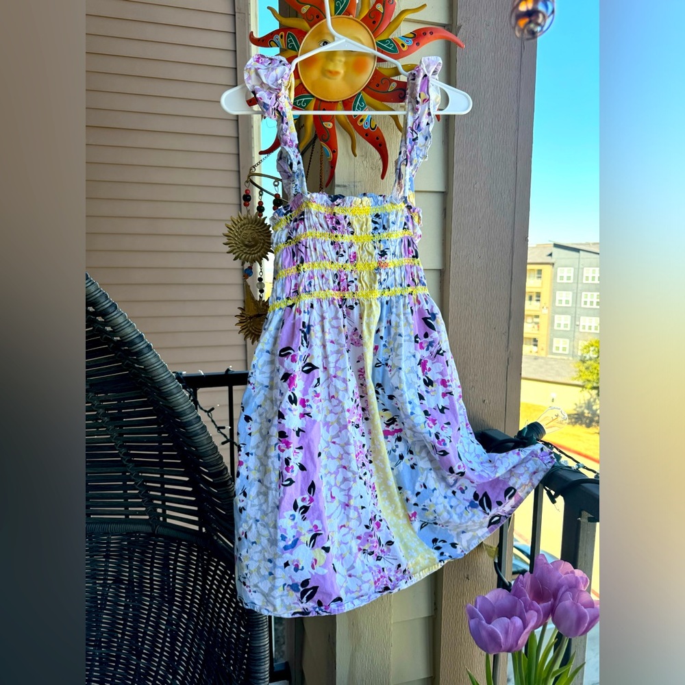 French connection mini dress. Ruffle shoulder.